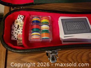 MaxSold Auction: Mini Roulette and Poker set in Guitar Case - North York (Ontario, Canada) SELLER MANAGED Estate Sale Online Auction - Cartwright Avenue (STORAGE)