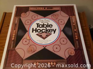MaxSold Auction: New sealed wooden table hockey game - North York (Ontario, Canada) SELLER MANAGED Estate Sale Online Auction - Cartwright Avenue (STORAGE)