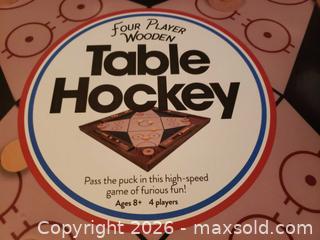 MaxSold Auction: New sealed wooden table hockey game - North York (Ontario, Canada) SELLER MANAGED Estate Sale Online Auction - Cartwright Avenue (STORAGE)