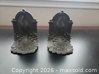 MaxSold Auction: Vintage Brass peacock book ends - North York (Ontario, Canada) SELLER MANAGED Estate Sale Online Auction - Cartwright Avenue (STORAGE)