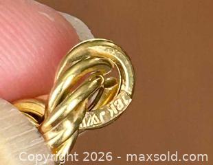 MaxSold Auction: 18K Gold Hoop and Drop/Dangle Earrings, Stamped 14K A - Niagara Falls (Ontario, Canada) Moving Online Auction - January Drive