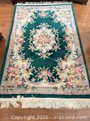 MaxSold Auction: 6' x 4' Oriental Floral Area Rug C - Niagara Falls (Ontario, Canada) Moving Online Auction - January Drive