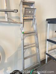 MaxSold Auction: Aluminum 6 ft Folding Step Ladder with Tool Tray C - Niagara Falls (Ontario, Canada) Moving Online Auction - January Drive