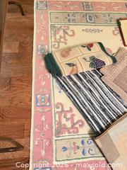 MaxSold Auction: Area & Accent Rugs — Oriental, Striped, Fruit Motif, Geometric C - Niagara Falls (Ontario, Canada) Moving Online Auction - January Drive