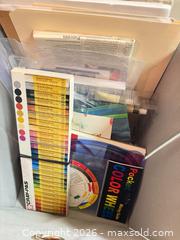 MaxSold Auction: Art Supplies Lot with Watercolors, Papers, Brushes, Instruction Books and More B - Niagara Falls (Ontario, Canada) Moving Online Auction - January Drive
