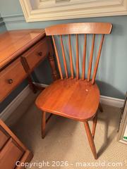 MaxSold Auction: Baronet Solid Wood Desk with Matching Chair, Medium Cherry - Niagara Falls (Ontario, Canada) Moving Online Auction - January Drive