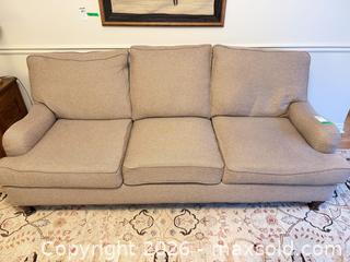 MaxSold Auction: Barrymore Upholstered Sofa / Couch D - Niagara Falls (Ontario, Canada) Moving Online Auction - January Drive