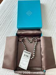 MaxSold Auction: Birks 18K White Gold Black Peacock Baroque Pearl Necklace A - Niagara Falls (Ontario, Canada) Moving Online Auction - January Drive