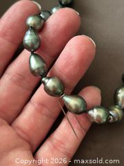 MaxSold Auction: Birks 18K White Gold Black Peacock Baroque Pearl Necklace A - Niagara Falls (Ontario, Canada) Moving Online Auction - January Drive