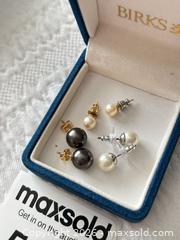 MaxSold Auction: Birks Pearl Stud Earrings A - Niagara Falls (Ontario, Canada) Moving Online Auction - January Drive