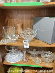 MaxSold Auction: Crystal & Glass Mixed Lot — Including Waterford B - Niagara Falls (Ontario, Canada) Moving Online Auction - January Drive