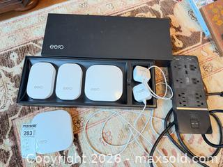 MaxSold Auction: eero Pro Mesh Wi?Fi System (Wi?Fi 5, Router/Extender) B - Niagara Falls (Ontario, Canada) Moving Online Auction - January Drive