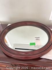 MaxSold Auction: Gibbard Mahogany Oval Mirror B - Niagara Falls (Ontario, Canada) Moving Online Auction - January Drive