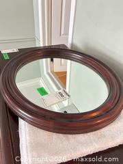 MaxSold Auction: Gibbard Mahogany Oval Mirror B - Niagara Falls (Ontario, Canada) Moving Online Auction - January Drive