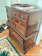 MaxSold Auction: Gibbard Solid Mahogany Dresser / Chest D - Niagara Falls (Ontario, Canada) Moving Online Auction - January Drive