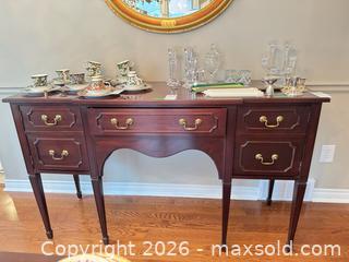 MaxSold Auction: Gibbard Solid Mahogany Sideboard D - Niagara Falls (Ontario, Canada) Moving Online Auction - January Drive