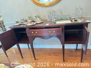 MaxSold Auction: Gibbard Solid Mahogany Sideboard D - Niagara Falls (Ontario, Canada) Moving Online Auction - January Drive