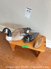 MaxSold Auction: John Bell Signed Hand-Painted Wooden Bird Decoys with Stand B - Niagara Falls (Ontario, Canada) Moving Online Auction - January Drive