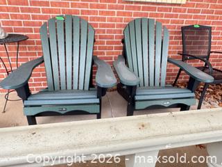 MaxSold Auction: Krahn Resin Adirondack Chairs A - Niagara Falls (Ontario, Canada) Moving Online Auction - January Drive