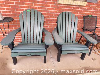 MaxSold Auction: Krahn Resin Adirondack Chairs A - Niagara Falls (Ontario, Canada) Moving Online Auction - January Drive