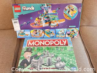 MaxSold Auction: LEGO Friends 41734 and Hasbro Monopoly Board Game A - Niagara Falls (Ontario, Canada) Moving Online Auction - January Drive