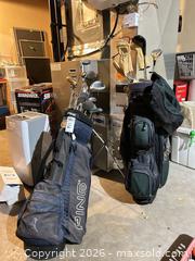 MaxSold Auction: Mixed Brand Full Set Golf Clubs with Stand & Carry Bags B - Niagara Falls (Ontario, Canada) Moving Online Auction - January Drive