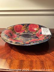MaxSold Auction: Moorcroft Decorative Floral Ceramic Plate A - Niagara Falls (Ontario, Canada) Moving Online Auction - January Drive