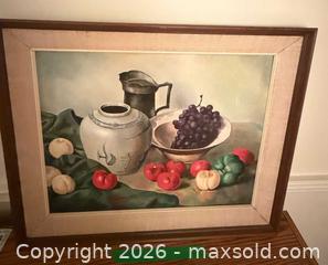 MaxSold Auction: Original Oil on Canvas Still Life (Fruit) A - Niagara Falls (Ontario, Canada) Moving Online Auction - January Drive