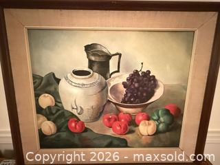 MaxSold Auction: Original Oil on Canvas Still Life (Fruit) A - Niagara Falls (Ontario, Canada) Moving Online Auction - January Drive
