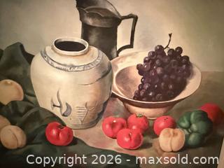 MaxSold Auction: Original Oil on Canvas Still Life (Fruit) A - Niagara Falls (Ontario, Canada) Moving Online Auction - January Drive