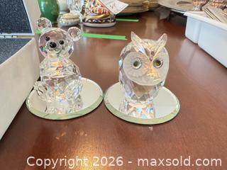 MaxSold Auction: Swarovski Crystal Figurines — Bear, Owl, Baby B - Niagara Falls (Ontario, Canada) Moving Online Auction - January Drive