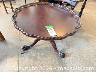 MaxSold Auction: Victorian/Chippendale Solid Mahogany Side Table A - Niagara Falls (Ontario, Canada) Moving Online Auction - January Drive