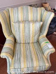 MaxSold Auction: Wingback Armchair C - Niagara Falls (Ontario, Canada) Moving Online Auction - January Drive