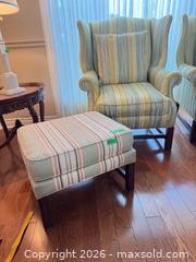 MaxSold Auction: Wingback Chair and Ottoman Set C - Niagara Falls (Ontario, Canada) Moving Online Auction - January Drive
