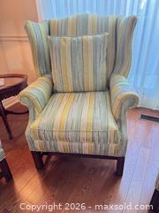 MaxSold Auction: Wingback Chair and Ottoman Set C - Niagara Falls (Ontario, Canada) Moving Online Auction - January Drive