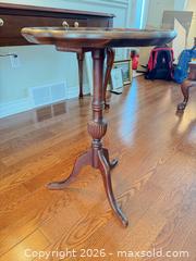 MaxSold Auction: Wood Accent Table B - Niagara Falls (Ontario, Canada) Moving Online Auction - January Drive