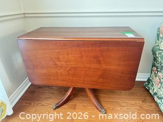 MaxSold Auction: Wood Drop-Leaf Table C - Niagara Falls (Ontario, Canada) Moving Online Auction - January Drive