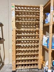 MaxSold Auction: Wood Wine Rack Natural Unfinished C - Niagara Falls (Ontario, Canada) Moving Online Auction - January Drive
