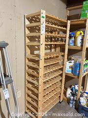 MaxSold Auction: Wood Wine Rack Natural Unfinished C - Niagara Falls (Ontario, Canada) Moving Online Auction - January Drive