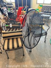 MaxSold Auction: Wrought Iron Patio Table and Chairs Set C - Niagara Falls (Ontario, Canada) Moving Online Auction - January Drive