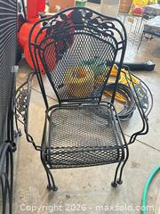 MaxSold Auction: Wrought Iron Patio Table and Chairs Set C - Niagara Falls (Ontario, Canada) Moving Online Auction - January Drive