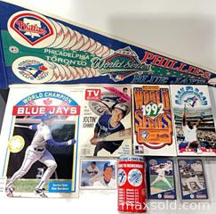 MaxSold Auction: 1992-1993 MLB Collectibles: Blue Jays, Phillies, Braves - Cobourg (Ontario, Canada) SELLER MANAGED Reseller Online Auction - Elgin Street West