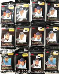MaxSold Auction: 1992 Pinnacle Score Premier Series One MLB Wax Packs (12) - Cobourg (Ontario, Canada) SELLER MANAGED Reseller Online Auction - Elgin Street West