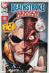 MaxSold Auction: Deathstroke Comic Book Lot — Issues 38, 43 & Variant Issues (4) - Cobourg (Ontario, Canada) SELLER MANAGED Reseller Online Auction - Elgin Street West