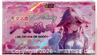 MaxSold Auction: Girl Party: The Charm of Goddess Booster Box (Trading Card) - Cobourg (Ontario, Canada) SELLER MANAGED Reseller Online Auction - Elgin Street West