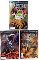 MaxSold Auction: Lot of 3 DC Comics Dark Nights / Batman / Metal Foil Variant Comics - Cobourg (Ontario, Canada) SELLER MANAGED Reseller Online Auction - Elgin Street West