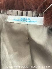 MaxSold Auction: Brown Mink Coat with Fox Trim, Made in Dominican Republic - Ottawa (Ontario, Canada) SELLER MANAGED Commercial Liquidation Online Auction - Grenfell