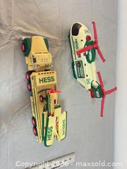 MaxSold Auction: Hess Green & Cream Toy Truck Lot with Detachable Trailer - Ottawa (Ontario, Canada) SELLER MANAGED Commercial Liquidation Online Auction - Grenfell