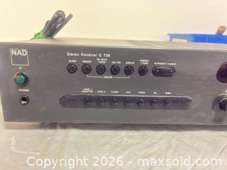 MaxSold Auction: NAD C 730 Stereo Receiver, Black - Ottawa (Ontario, Canada) SELLER MANAGED Commercial Liquidation Online Auction - Grenfell