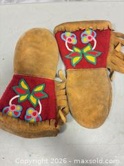 MaxSold Auction: Native-Style Leather/Suede Beaded Fringe Mittens (Pair) - Ottawa (Ontario, Canada) SELLER MANAGED Commercial Liquidation Online Auction - Grenfell